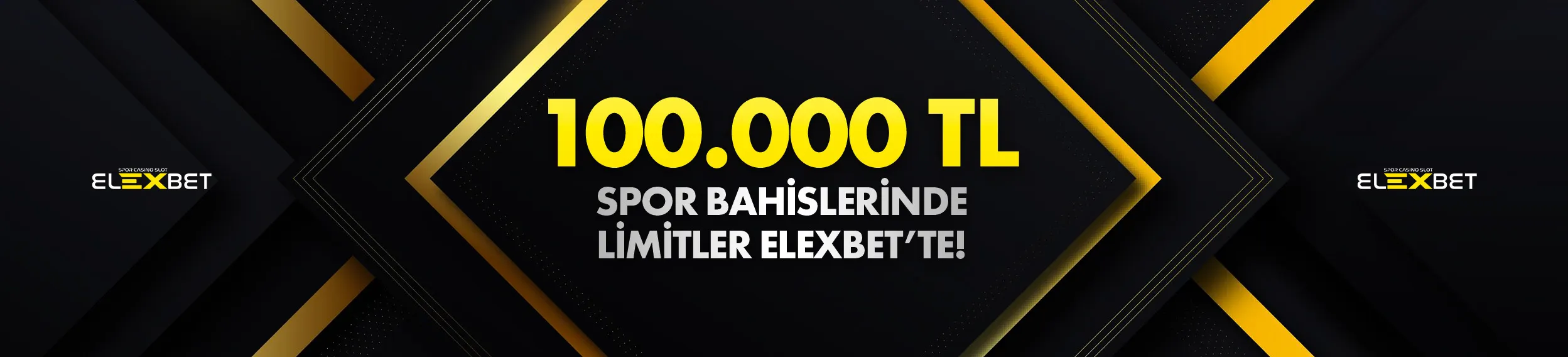 Elexbet spor bahislerinde 100.000 TL limit tanıtımı