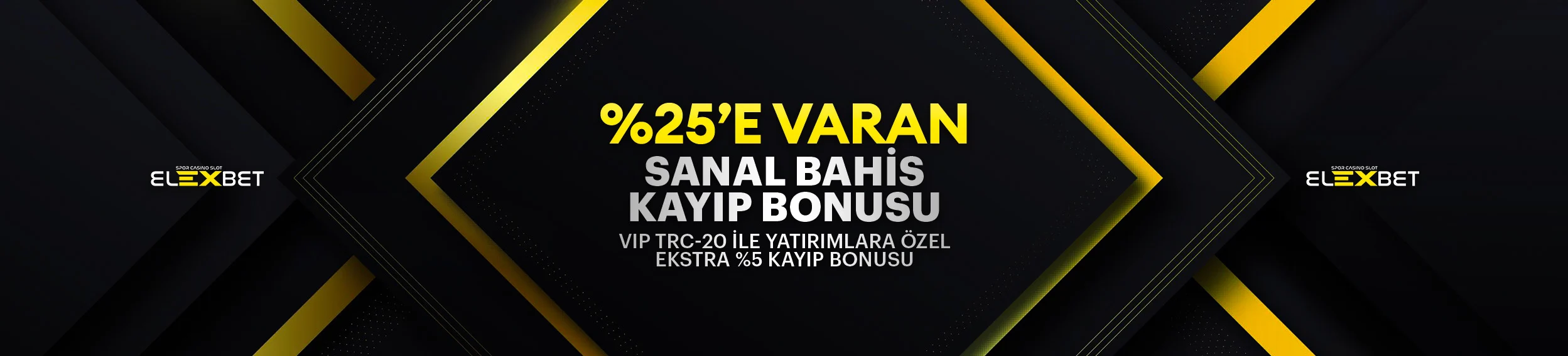Elexbet sanal bahis %25 kayıp bonusu kampanyası